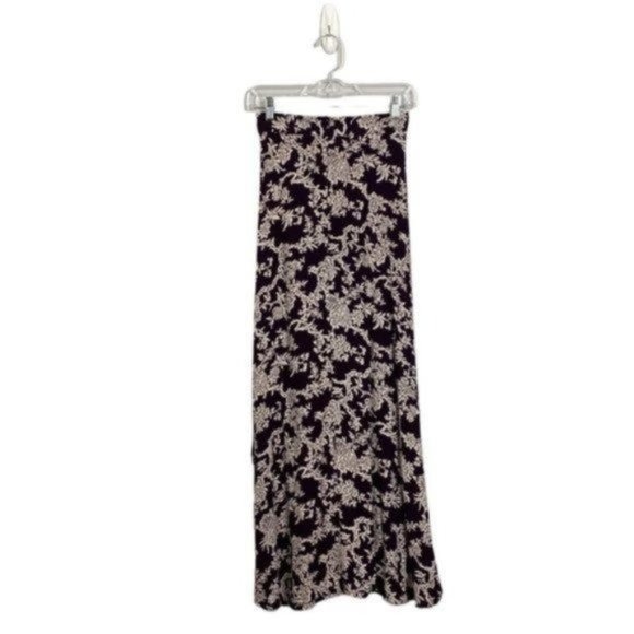Flynn Skye Wrap It Up Purple Floral Maxi Skirt - Picture 3 of 5